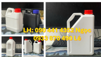 Can nhựa 5 lít dày, can vuông 2 lít đựng vi sinh, can nhựa 1 lít đựng cồn y tế