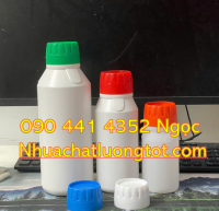 Chuyên chai nhựa HDPE cao cấp, chai nhựa dày 1 lít, 500ml, 250ml, 100ml