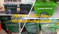 Thùng rác y tế 1000l, xe thu gom rác thải nguy hại 660l, thùng rác công cộng