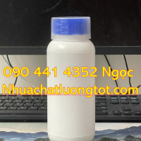 Sỉ chai nhựa 1 lít HDPE, chai nhựa công nghiệp 500ml vòi ấn, chai nhựa 250ml