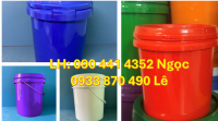 Thùng đựng sơn 12 lít, xô nhựa 16 lít đựng nhớt, vỏ thùng sơn 18 lít nắp rót