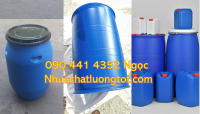 Thùng phuy nhựa HDPE, thùng phuy nhựa cũ, thùng phuy nhựa 220L thanh lý giá rẻ
