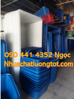 Chuyên thùng nhựa vuông 100 lít, thùng nhựa 500 lít chế biến mứt tết, thùng nhựa