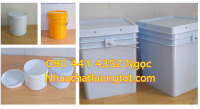 SX vỏ thùng sơn 10 lít theo yêu cầu, xô nhựa 20 lít giá rẻ, thùng sơn 30 lít