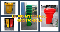 Thùng rác composite 120 lít, thùng rác 240L HDPE,thùng rác màu xanh lá 2 bánh xe