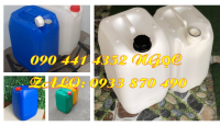 Bán can nhựa 30 lít, thùng đựng hoá chất 25 lít, can nhựa 20 lít đựng dầu mỡ
