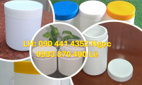 Hủ nhựa 1KG giá bao nhiêu, hủ nhựa 500g đựng hóa chất, hủ nhựa 250g đựng viên dư