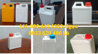 Can nhựa 500ml đựng hóa chất, can nhựa 1 lít vuông quai, can 2 lít đựng thực phẩ
