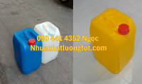 Vỏ can nhựa 10 lít xanh, can nhựa 20 lít vuông, can nhựa 25 lít đựng mực in