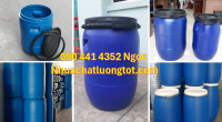Bán thùng phuy nhựa 30L mới, thùng phuy nhựa 60 lít nhập, thùng nhựa 100L HDPE