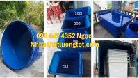 Chuyên bán thùng nhựa chữ nhật 1800 lít, thùng nhựa đựng hàng hóa 1700 lít,