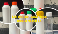 Chai nhựa 1 lít đựng dung dịch đậm đặc, chai nhựa 500ml đựng hóa chất nông nghệp