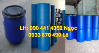 Bán thùng phuy nhựa 220L muối dưa cà, thùng phuy nhựa 120L đựng nguyên liệu tươi