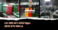 Thùng rác 2 ngăn trong chung cư, sx thùng rác 3 ngăn cao cấp, chịu nhiệt tốt
