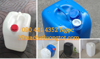 Thùng nhựa 10 lít vuông, can nhựa 20 lít xanh, can nhựa 25 lít đựng dung môi