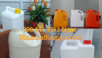 Bán can nhựa 500ml tròn, can nhựa đựng 1 lít, can 2 lít đựng hoá chất