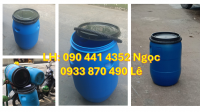 Kinh doanh thùng phuy nhựa 220 lít mới và cũ, thùng phuy nhựa 120L giá tốt nhất