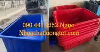 Thùng nhựa lớn 100 lít vuông, bán thùng nhựa dung tích lớn 500 lít, thùng nhựa