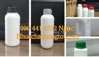 Sỉ lẻ chai nhựa HDPE, chai đựng dầu 1 lít vuông, chai nhựa 500ml đựng xăng