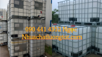 Bán bồn nhựa 1000L đựng hoá chất, tank nhựa 1000 lít đựng hoá chất y tế