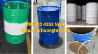 Vỏ thùng phuy sắt giá rẻ, thùng phuy sắt 220 lít đựng chất hóa học, kiềm, dầu