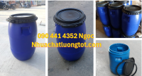 Sỉ lẻ thùng phuy nhựa đựng nguyên liệu thực phẩm, thùng phuy nhựa đựng si rô