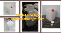 Sản xuất can 10 lít nhựa cao cấp, can nhựa 20 lít vuông, thùng nhựa 25L trắng