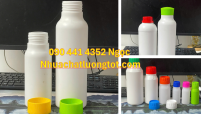 Bán chai nhựa 50ml, chai tròn 100ml đựng hóa chất, vỏ chai nhựa 250ml HDPE