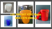 Vỏ thùng đựng sơn 10L, bán xô nhựa 12 lít, thùng nhựa 16 lít đựng nhớt