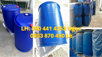 Thanh lý thùng phuy nhựa 220 lít, thùng nhựa 120L đựng hóa chất, thùng phuy 100L