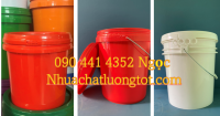 Sản xuất thùng đựng sơn 1 lít, thùng sơn nhựa 5 lít vàng, vỏ thùng đựng sơn 6L