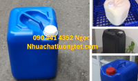 Chuyên can nhựa đựng hóa chất 10 lít, can nhựa 20 lít, can đựng 25 lít vuông
