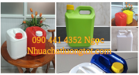 Can nhựa 0.5 lít vàng, can nhựa 1 lít HDPE, can nhựa công nghiệp 2 lít vuông