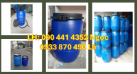 Thùng phuy nhựa cũ tái chế, thùng phuy nhựa 220 lít đựng hóa chất, thùng phuy nh