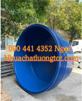 Thùng nhựa 100 lít đựng cá hồi tươi, thùng nhựa vuông xuất khẩu 500 lít