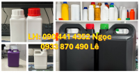 Can nhựa 5 lít đựng nước ép, can nhựa 2 lít đựng sữa bò, can 1 lít trắng