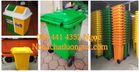 Bán thùng rác 60 lít bánh xe, thùng đựng rác 100 lít công nghiệp, thùng rác