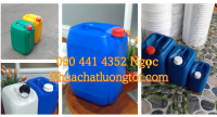 Thùng nhựa 10 lít, mua thùng nhựa 20 lít đựng axit đặc, can nhựa 25 lít dày