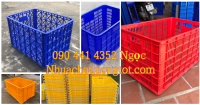 Sản xuất sóng nhựa, rổ nhựa đựng trái cây, thùng nhựa đặc có bánh xe