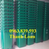 Thùng đựng rác 120L, thùng rác công cộng giá rẻ - 0963.839.593 Thanh Loan