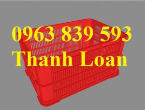 Rổ nhựa công nghiệp, hộp nhựa đan giá cực rẻ - 0963.839.593 Thanh Loan