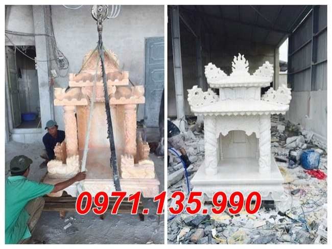 Long An mẫu Am thờ đá có mái đẹp bán tại Long An - Am lăng mộ-image-5