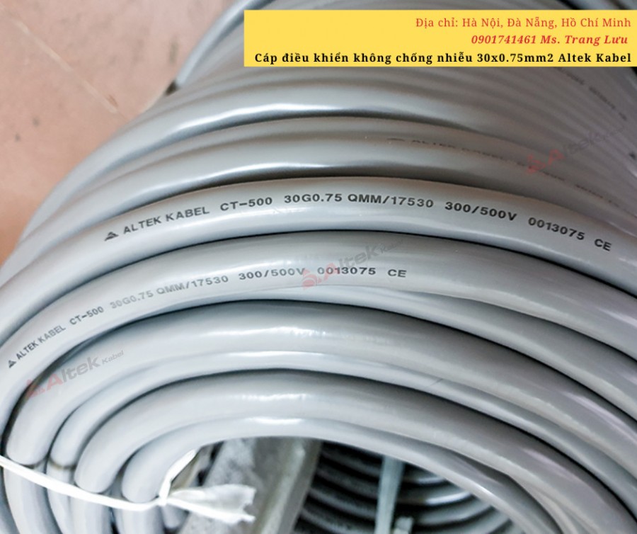 Cáp điều khiển 30 lõi altek kabel không chống nhiễu-image-2