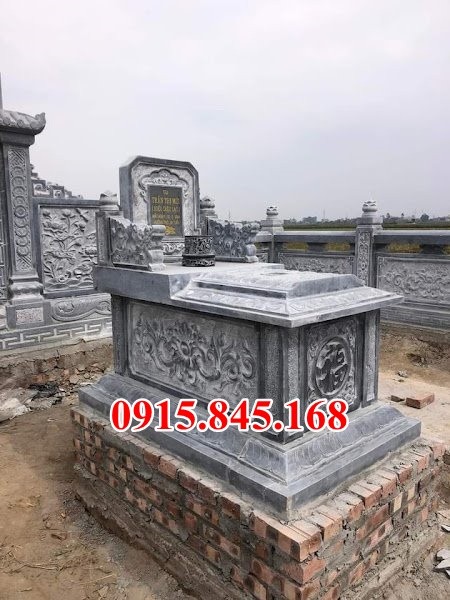 mẫu mộ đá mộ ông bà bán quảng bình, mộ đôi gia đình 784-image-2