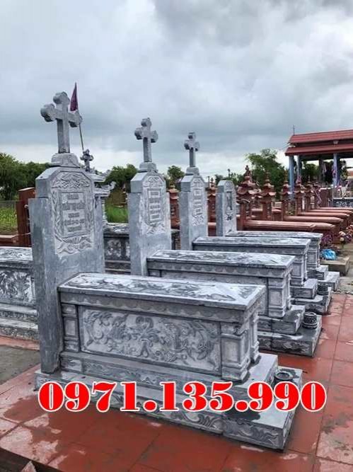 Quảng Ninh Mẫu mộ đá công giáo đẹp bán tại Quảng Ninh - Lăng mộ đạo-image-2