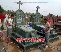 Hải Phòng Mẫu mộ đá cao cấp công giáo đẹp bán tại Hải Phòng - Lăng mộ đạo