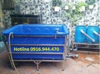 Thùng chữ nhật 50l, 100l, 200l, 300l, 500l, 750l dùng nuôi cá 0916944470