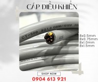 Cáp điều khiển 8x1.0mm, cáp điện 8 lõi Altek kabel