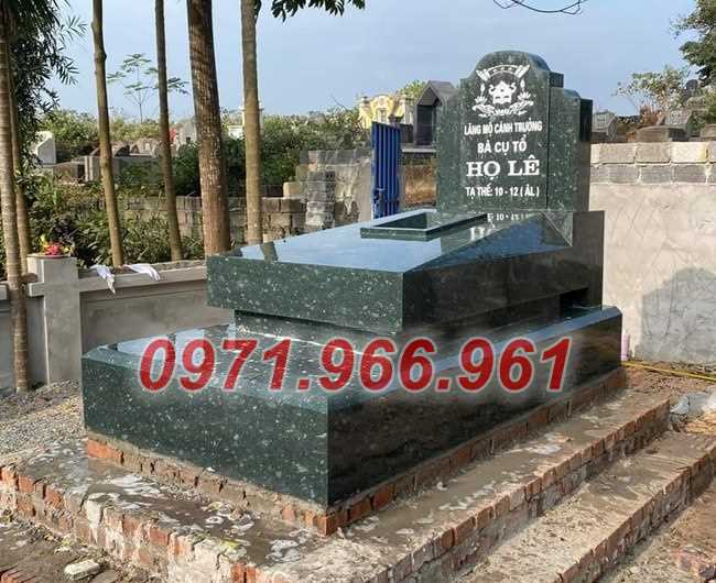mẫu mộ đá đôi đựng tro cốt đẹp bán hưng yên, mộ đá đôi xanh 844-image-3