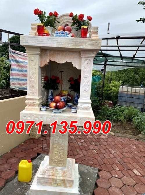 Cần Thơ mẫu Am thờ đá trắng đẹp bán tại Cần Thơ - Am tro cốt-image-3